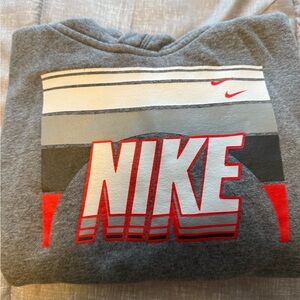 Nike Gray Sweatshirt with Black Logo